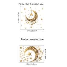 1pc Creative Middle Eastern Hanging Lamp Wreath Wall Sticker, Removable PVC Decal, Suitable For Bedroom, Living Room Or Study, Eid Decoration - Multicolor - View 11