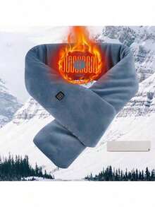 USB Powered Heated Scarf Unisex Multi-Functional Electric Neck Warmer With Three Temperature Settings