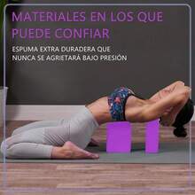 Bloques de Yoga de Alta Densidad , Bloque Para Yoga o Pilates, Yoga Blocks con Correa para Apoyar y Profundizar Posturas, Superficie Ligera, Resistente al Olor y Antideslizante para Yoga, Pilates y Meditación - Gris - Ver 11