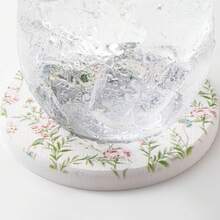 アンドエヌイー(&NE) ラバストーンコースター シカク LavaStone ホワイト 1枚入 幅9cm×奥行き9cm×厚さ1cm 吸水コースター 溶岩石 アスベスト不使用 吸水 速乾 角型 小さめ NEO-268S-WH - 3. 溶岩石 プリント ナチュラルフラワー - チェックする 12