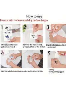 6D Eyebrow Stickers, Waterproof Eyebrow Tattoo, Slouchy Makeup Eyebrow Tattoo - Multicolor - View 6