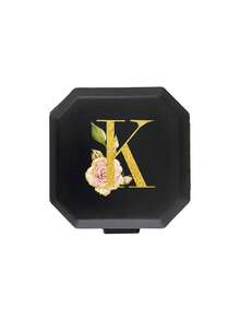 6-Compartment Portable Pill Box, Gold Flower & Letter Pattern, Capsule Storage Case, Travel Medication Box, Mini Pill Organizer, A-Z Letters, 6-Grid Tablet Organizer, Travel Mini Pill Box, Moisture-Proof Pill & Vitamin Container, Pill Box, Pill Box, Pill Box, Medical Travel Accessories, Dorm Essentials, Valentine's Day Gift, Small Gift Exchange - Multicolor - View 26