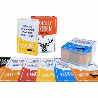 Sotally Tober Card Game, Casual Entertainment Family Gathering Party Activity Game, Tabletop Card Game