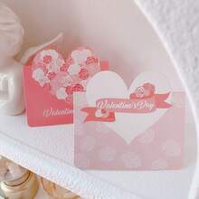 2026年情人节心形贺卡，我爱你鲜花，节日情人节贺卡，爱情留言，小卡片，婚礼床上用品，情侣用品，情人节礼物，派对用品，新年礼物。 - 彩色 - 查看 3