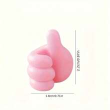 50/30/10pcs Thumb Clips, Cartoon Hand-Shaped Adhesive Clips, Cable Organizers, Finger Holders, Silicone Charging Cable Organizers, Phone And Data Cable Management Hooks, Multi-Functional Cable Holders, Battery- And Power-Free Cable Organizing Accessories - Multicolor - View 9