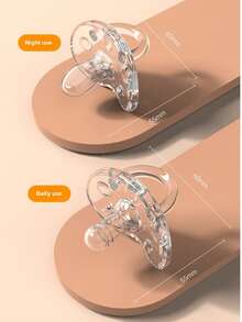 1个液态硅胶拇指形逼真哺乳婴儿安抚奶嘴