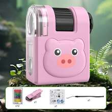 便携式显微镜,儿童户外探险,中小学生迷你显微镜,科学实验益智玩具(带紫外线) - 彩色 - 查看 20