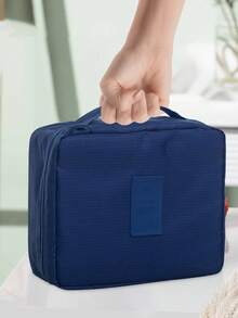1个多功能化妆包，大容量化妆品收纳包，便携式洗漱包，防水收纳袋，可存放化妆刷、香水、口红、护肤品、数码设备等，是送给母亲、朋友、老师的绝佳礼物。 - 藏蓝色 - 查看 14