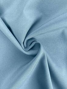 女士透气柔软短袖上衣直筒裤套装，适用于美容美甲师、护士等春季穿着，适合美容院、美甲师等工作场合。 - 淺藍色 - 查看 9