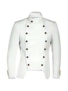 Men Cosplay Clothing - White - View 1
