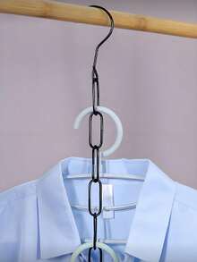 1pc Iron Hanger Hook,Simple Solid Durable Hanger Rack,Household - Multicolor - View 3