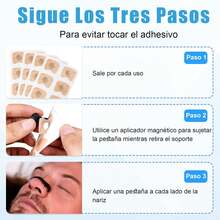 60 Unidades Tiras es Antironquidos,Dilatador  Antirronquidos Anticongestión, Tiras es Magnéticas para Aliviar Ronquidos, Ideal para Hogar, Hoteles, Deportes y Viajes(30 pares) - 1 - Ver 8