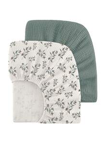 2 Pieces Infant Crib Bedsheet Set, Soft Breathable Baby Crib Mattress Cover, Essential For Newborns - Cartoon - View 4