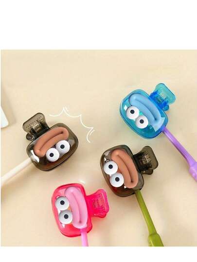 3pcs Portable Transparent Toothbrush Head Cover Case - Dustproof Hygienic Protector Cap Holder With Secure Lid, Bathroom Accessory For Family Travel, Daily Use & Home, Keeps Toothbrush Bristles Clean Dry, Lightweight Compact Storage Box For Adults S, Bathroom , Bathroom Storage, Kitchen , Holiday Essential, Valentine's Day, Home & Living