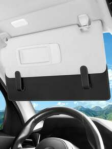 Car Sun Visor Extenders Available In 5 Colors, Anti-Glare, Sun Protection, UV Protection, A Must-Have For Blocking The Sun, Adjustable Back Clip, Suitable For Various Car Models, Car Interior Accessories. - Multicolor - View 7