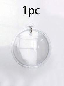 1 pieza Macetero transparente para colgar en la pared, contenedor de plástico sencillo, adecuado para plantas colgantes en el hogar - Multicolor - Ver 9