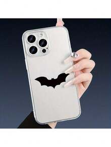 Funda Transparente y Anti-Amarilleo con Patrón de Murciélago Simple - Protección Completa de Lente, a Prueba de Golpes, a Prueba de Caídas, Adecuada para Series - Multicolor - Ver 1