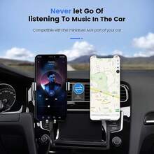 Adaptador de Fone de Ouvido P2 3,5mm para Lightning, Certificado MFi da Apple, Compatível com iPhone 14 Pro Max/14 Plus/13/12/11 Pro Max/SE/XS, Preto/Prata