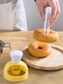Khuôn làm bánh rán, khuôn bánh mì rỗng bằng nhựa, dụng cụ làm bánh tự chế và máy ép kem, đồ dùng làm bánh nhà bếp - Nhiều màu - Xem 8