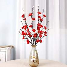 أغصان الكرز الاصطناعية بأسلوب INS، ديكور منزلي بسيط وشمالي، إكسسوار لغرفة النوم/المكتب/طاولة الطعام/مكتب المكتب، يعزز جو المنزل - متعدد الألوان - مشاهدة 4