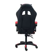 DASCK - Silla Gaming Roja Ergonómica Reclinable con Cojín Lumbar y Cervical | Altura Ajustable 200kg | Oficina y Juego - Rojo - Ver 5
