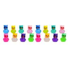 10/20/30/50 Stück leuchtende Mini Harz Enten, süße Tier Miniatur Enten Figuren, kleine Harz Enten Figuren leuchten im Dunkeln, Mini Harz Tiere für Heim Party Miniatur Landschaftsdekoration (zufällige Farbe)