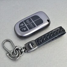 TPU Car Remote Key Case Cover Shell For Renegade Grand Cherokee For Dodge Ram 1500 Journey Charger Challenger Fiat Durango - Grey - View 14