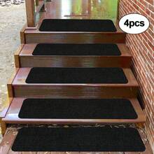 4/8/15pcs Non-Slip Stair Carpet, 22*70cm Indoor Anti-Slip Stair Carpet, Anti-Slip Pet-Friendly Mat, TPR Self-Adhesive Stair Treads, Anti-Slip Stair Step Carpet, Decorative Stair Mat, Wooden Staircase Step Carpet, Indoor Stair Tread Carpet, Anti-Slip Stair Carpet, Anti-Slip Carpet Mat, Spiral Staircase Step Anti-Slip Indoor - Multicolor - View 30