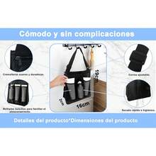 Bolsa de Ducha,Organizador de Artículos de Tocador,Bolsa de Ducha de Malla Portátil,Tejido de Secado Rápido Con Bolsa de Ducha Con Cremallera,Bueno para Gimnasio, Spa, Natación - 1 - Ver 7