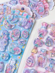 3D闪亮全息贴纸，适用于手机壳 - 提升手机外观，送给朋友的理想惊喜礼物。手机配件、手机壳贴纸、手机贴花、手机装饰、创意礼物、趣味设计、闪光贴纸 - 彩色 - 查看 2