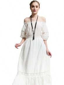 Collar largo con abalorio multinivel para mujer, estilo clásico, color negro carbón, colección Charleston de los años 20, collar largo en Y, collar Larait - Juego de arete de collar con abalorio - Ver 2