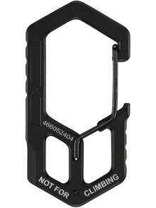 Gerber Multiherramienta y llavero, mosquetón de 3 cámaras, abridor de botellas y abridor de botellas, longitud: 6,1 cm, peso: 18 g, acero inoxidable, negro, 1075355 - Color negro. - Ver 9