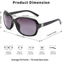 Avenue Paquete de 2 Gafas de Sol Clásicas Vintage para Mujeres y Hombres, Gafas de Sol de Moda con Protección - Negro/Marrón - Ver 11