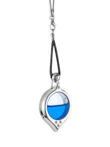 Wisiorek do dyfuzora zapachowego do samochodu klasy premium, elegancki dodatek do wnętrza samochodu, luksusowy wkład do dyfuzora zapachowego, odpowiedni do odświeżania powietrza w samochodzie i dekoracji - Srebro - Zobacz 7