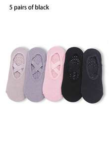 1/3/4/5/7 أزواج جوارب يوغا وبيلاتس للنساء، جوارب مانعة للانزلاق، جوارب طبية محايدة، دعم الكاحل، جوارب رياضية ماصة للصدمات