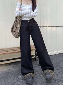 Women Jeans - Black - View 7