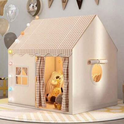 Tienda de campaña castillo para interiores, adecuada para niños y niñas, casa de fantasía de princesa, escondite secreto para interior/exterior, regalo de Navidad ideal