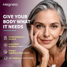 MEGNETA 1450mg High-Potency Resveratrol Supplement | Anti-Aging Antioxidant Support, Free Radical Defense, Brain Clarity & Cellular Energy | Collagen + NAD+ Boost, Gluten-Free For Men & Women | 60 Capsules (30 Servings) - Free Shipping, Quick Ship Items - One bottle - Trial stage - 查看 3