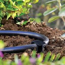 25pcs Plastic PE Pipe Bracket - Suitable For 1/2 Inch Drip Irrigation Pipes, Garden Water Pipe Fixing Tool,Garden Irrigation Pipe Holder,PE Pipe Support Bracket, - Black - View 4