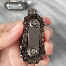 金属坦克造型EDC桌面玩具 - 旋转机械链条、陀螺仪飞轮和齿轮设计，精密打造的办公专注辅助工具及礼品 - 彩色 - 查看 10