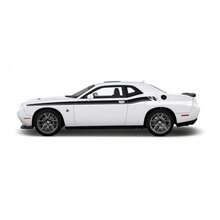 Double Stripes RT Lettering Vinyl Livery Kit Fits Dodge Challenger 2015 - 2023 - 乾黑炭 - 查看 1