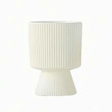 Macetas modernas y minimalistas para interiores/exteriores con acabado liso | Diseño ligero perfecto para plantas en maceta y decorativas | Decoración elegante para el hogar y el jardín - Multicolor - Ver 6
