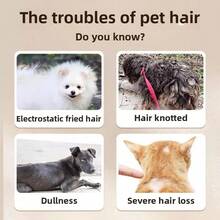 PC Petclear 80ml Pet Grooming Spray, Plant-Based Formula For Cats & Dogs, Helps Prevent Matting, Reduces Static, Keeps Fur Smooth & Fluffy