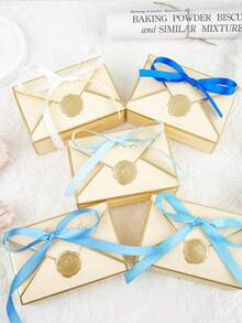 5 Rolls/Set Polyester Satin Ribbon, Suitable For Gift Boxes, Candy Boxes, Cake Boxes, Flower Decoration (Machine Dyed, Slight Color Difference) - Multicolor - View 4