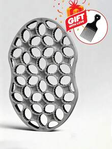 WANMEI Curly Hair Styling Brush,1PC Premium Curly Hair Styling Brush – Dual-Sided Twist Styling Comb With Soft Silicone Bristles For Men & Women – Manual Curling Twist Tool With Spiral Cavities For Defining Afro Curls, Coils & Waves – Gentle On Normal Hair, Washable & Durable Construction - Multicolor - View 12