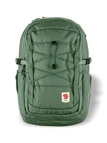 Fjallraven Skule 20 Backpack Sweat Absorption Breathable Versatile Solid Logo Easy To Wash Sports Outdoor Daily School Unisex 20L Green F23349614 - dark green - View 1