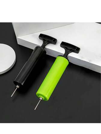 1 st bärbar miniluftpump för uppblåsbara leksaker, lämplig för ballonger, simringar, fotbollar, volleybollar, basketbollar, strandbollar