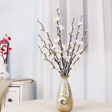 أغصان الكرز الاصطناعية بأسلوب INS، ديكور منزلي بسيط وشمالي، إكسسوار لغرفة النوم/المكتب/طاولة الطعام/مكتب المكتب، يعزز جو المنزل - متعدد الألوان - مشاهدة 3