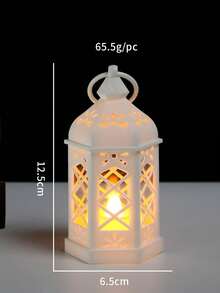 6 قطع مصباح زيت صغير عتيق، شمعة إلكترونية مزيفة بتصميم مغربي جديد للديكور على المنضدة، فانوس ديكوري بتصميم فرنسية، مصباح كيروسين محمول، ديكور للحفلات، هدية مثيرة للاهتمام