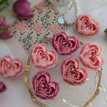 1pc,Love Rose Silicone Mold, Diy Flower Scented Handmade Soap With Resin Plaster Candle Silicone Mold